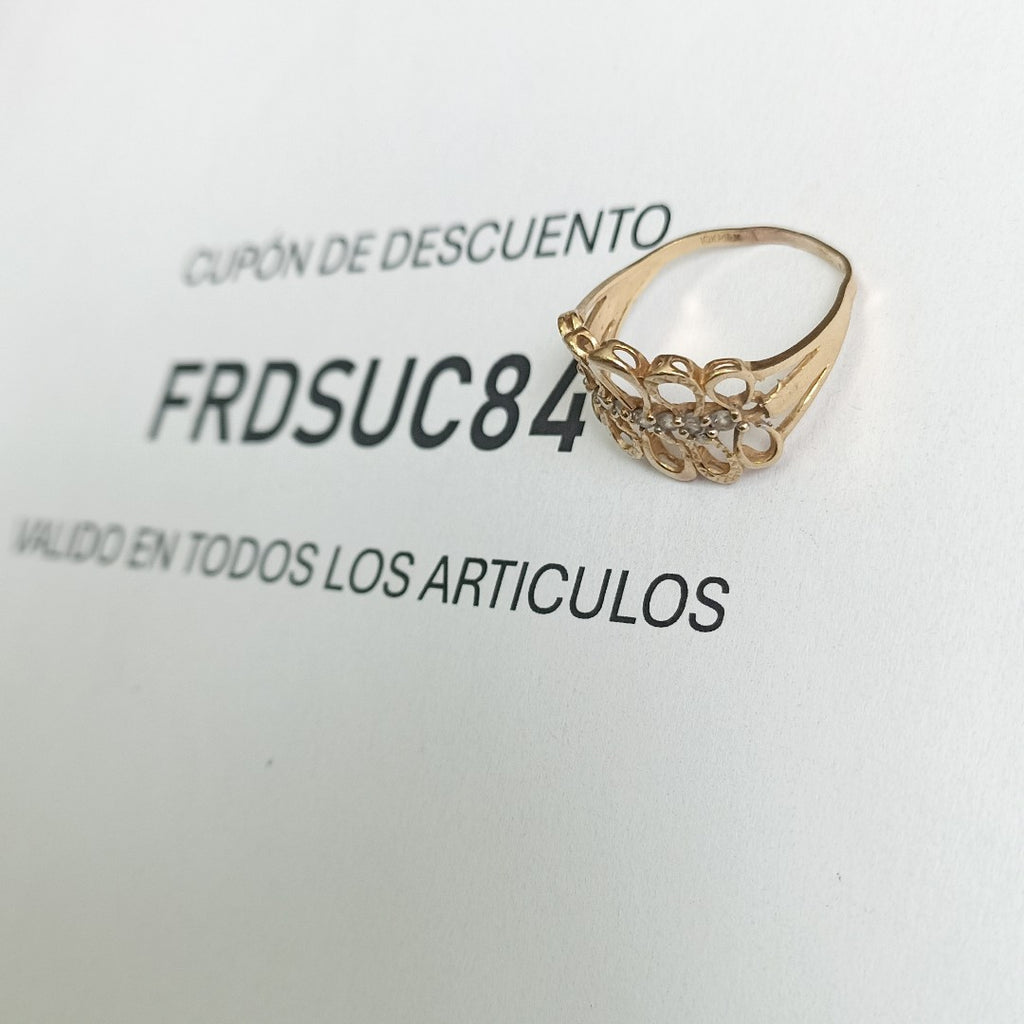 ANILLO ORO 10 K 2,20 GRMS (SEMINUEVO)