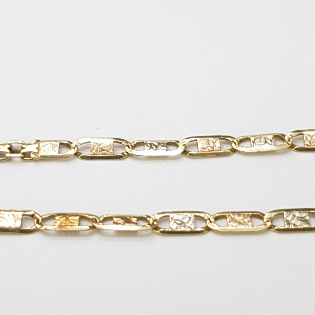 PULSERA ORO COMBINADO 8 K 3,50 GRMS (SEMINUEVO)