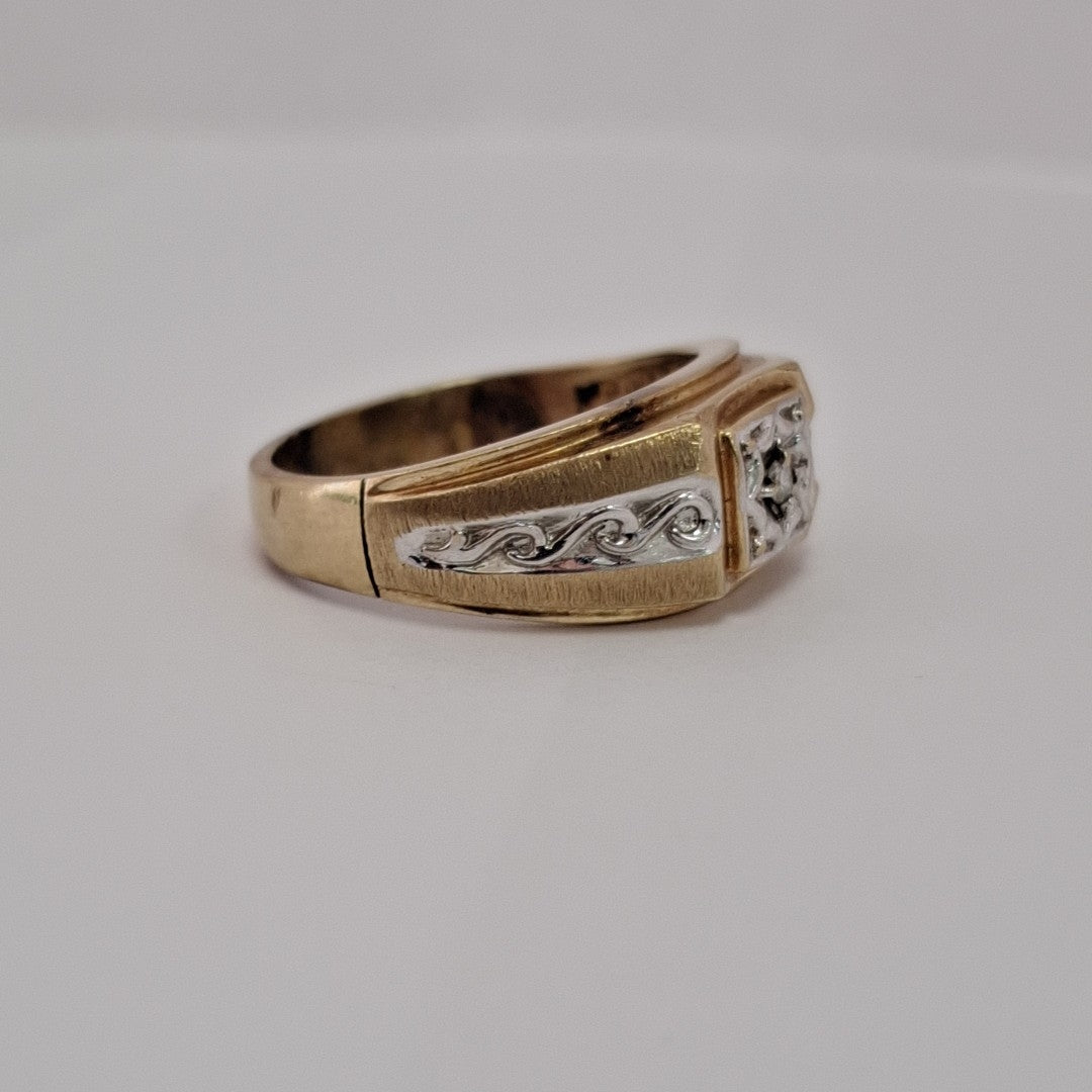 ANILLO ORO 10 K 5.4 GRMS (SEMINUEVO)
