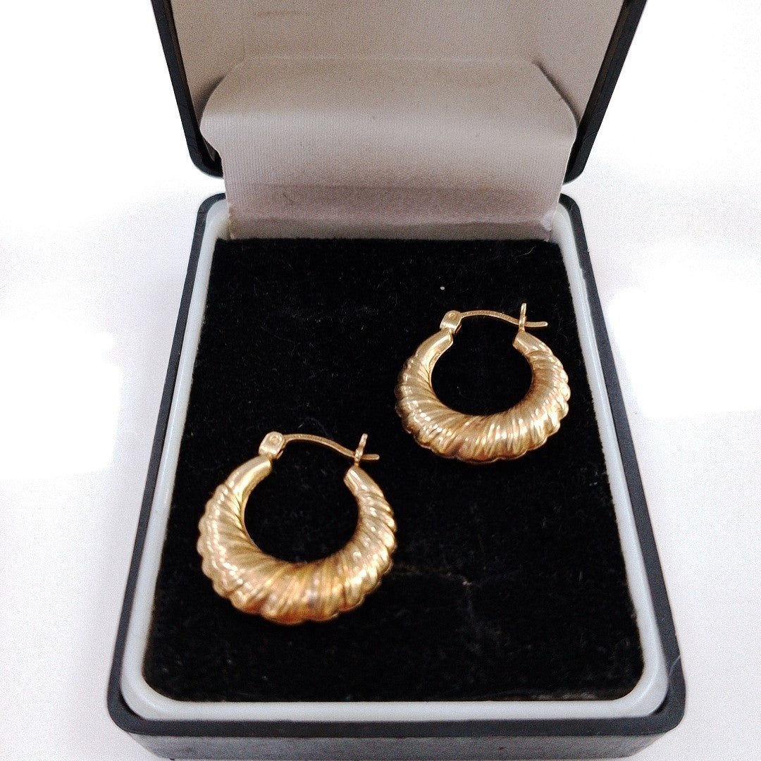 ARETES PAR ORO 14 K 2.4 GRMS (SEMINUEVO)