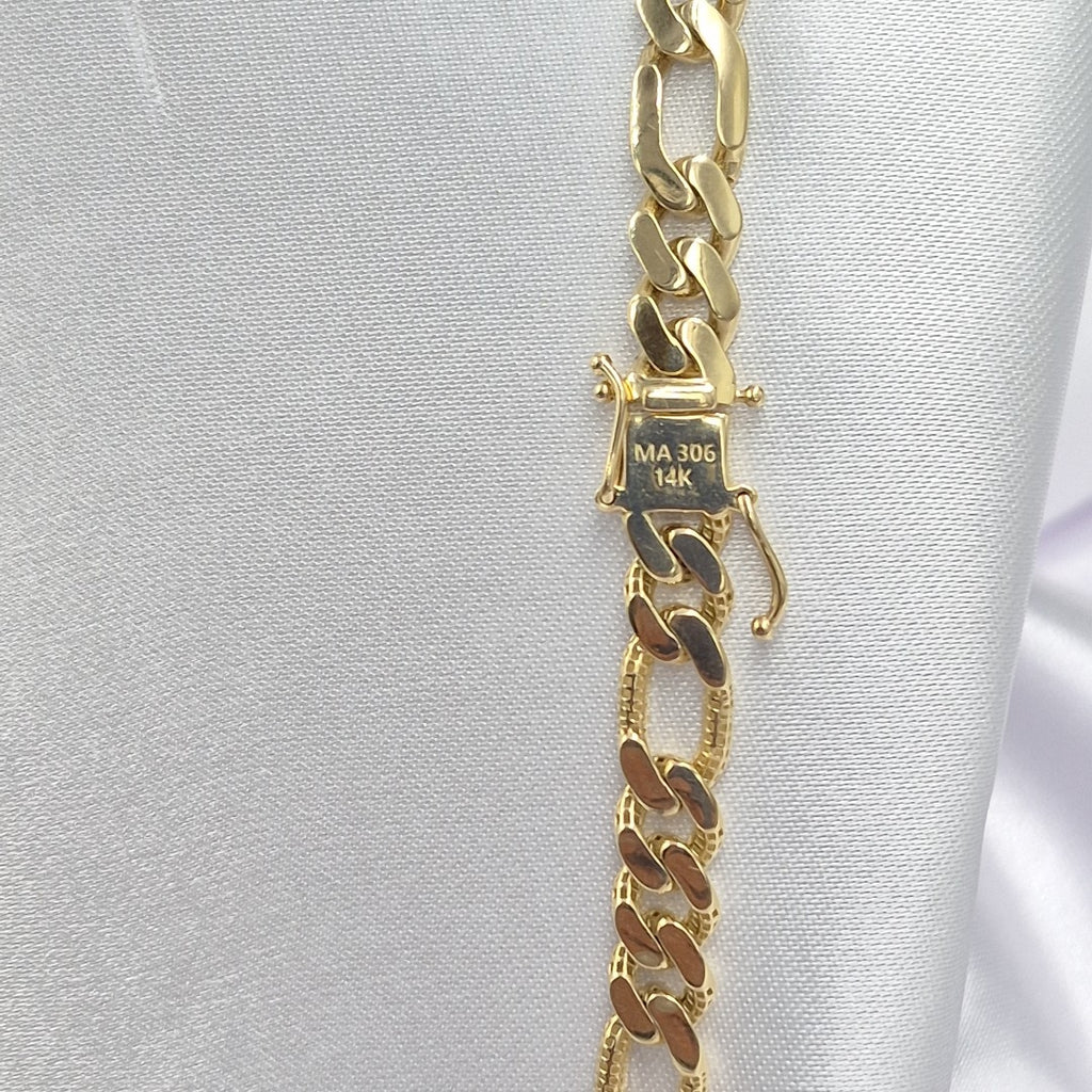 CADENAS CARTIER 3 1 AMARILLA ORO 14K 27 (NUEVO)