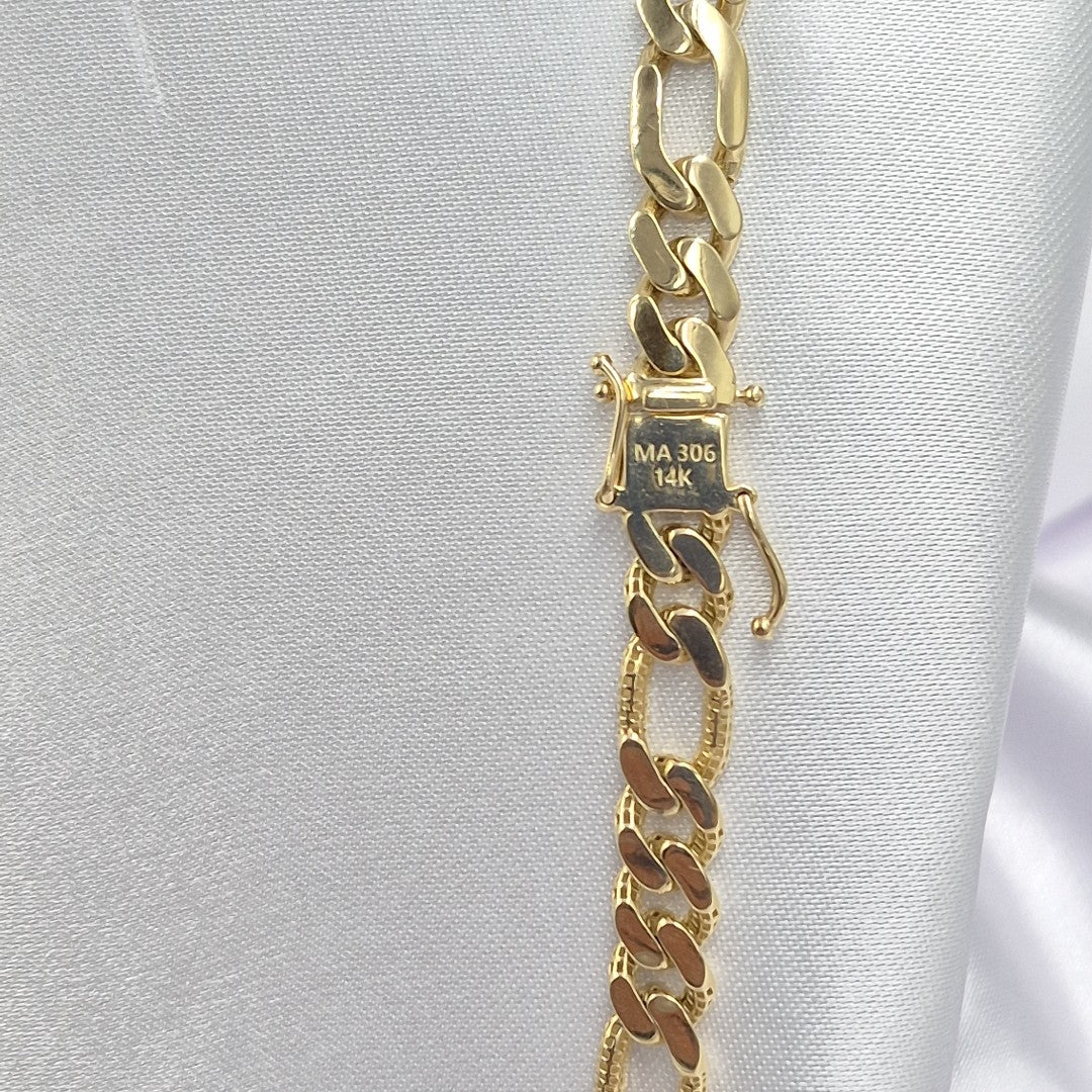 CADENAS CARTIER 3 1 AMARILLA ORO 14K 27 (NUEVO)