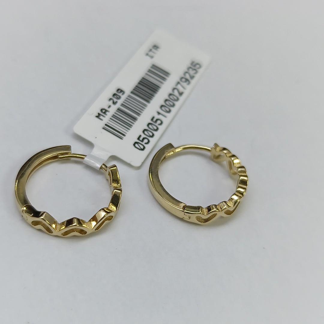 HUGGIES ORO 14K 1.4 (NUEVO)