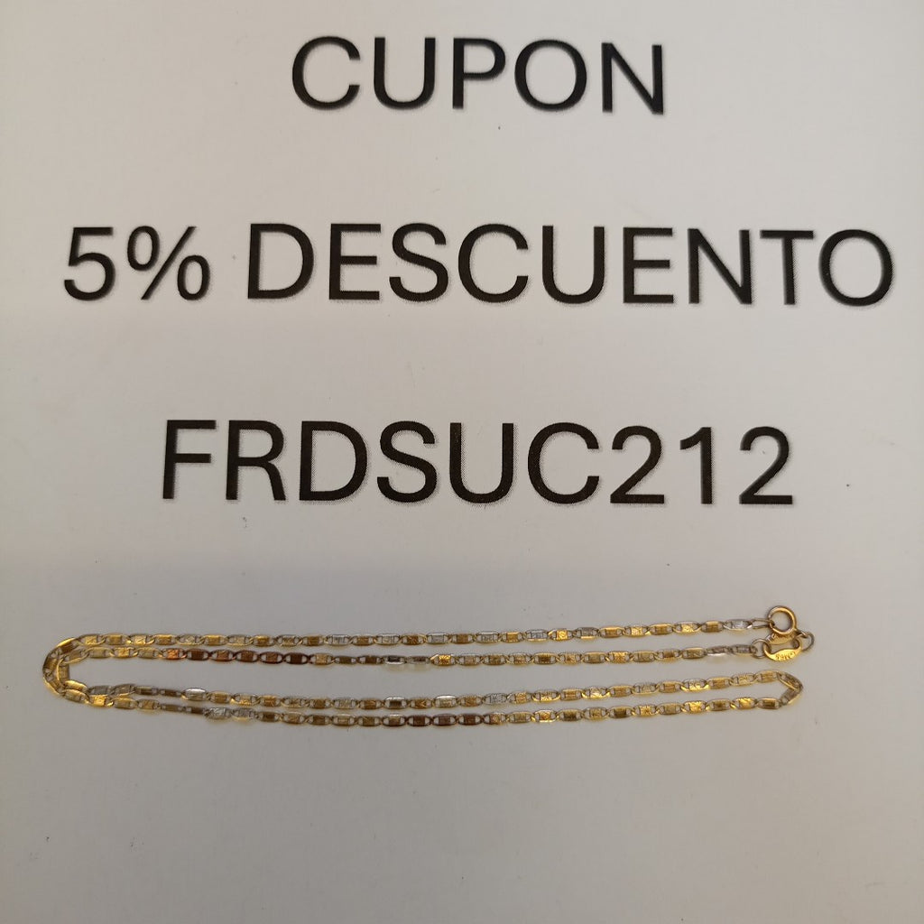 CADENA ORO 10 K 1,40 GRMS (SEMINUEVO)