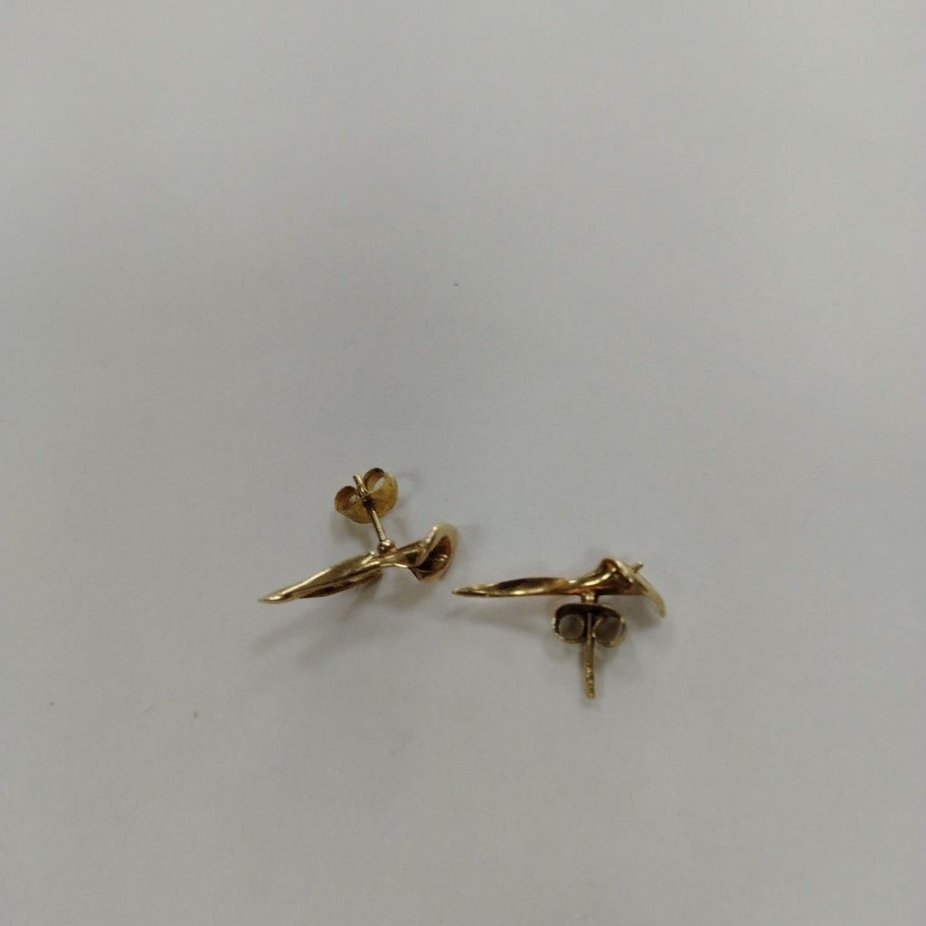 BROQUELES PAR ORO 14 K 2,10 GRMS (SEMINUEVO)