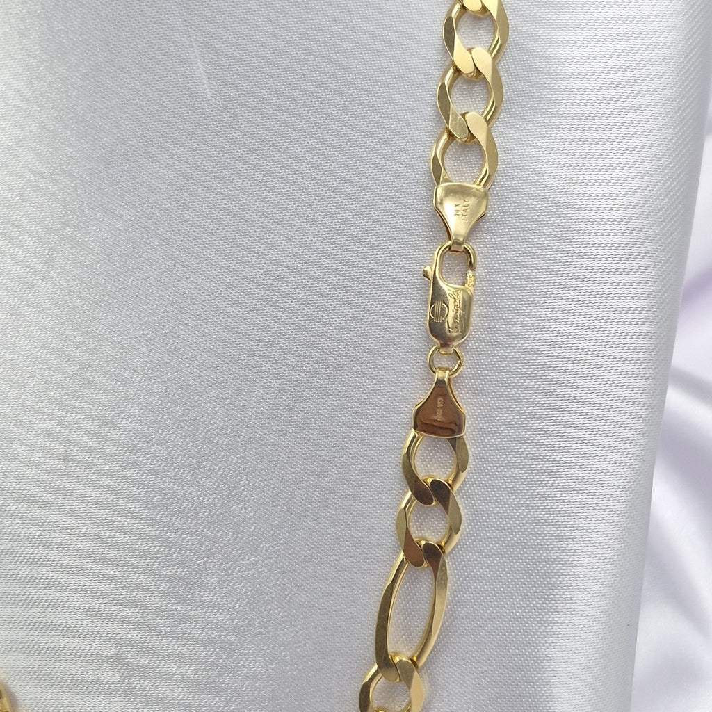 CADENAS CARTIER 3 1 AMARILLA ORO 14K 45.7 (NUEVO)