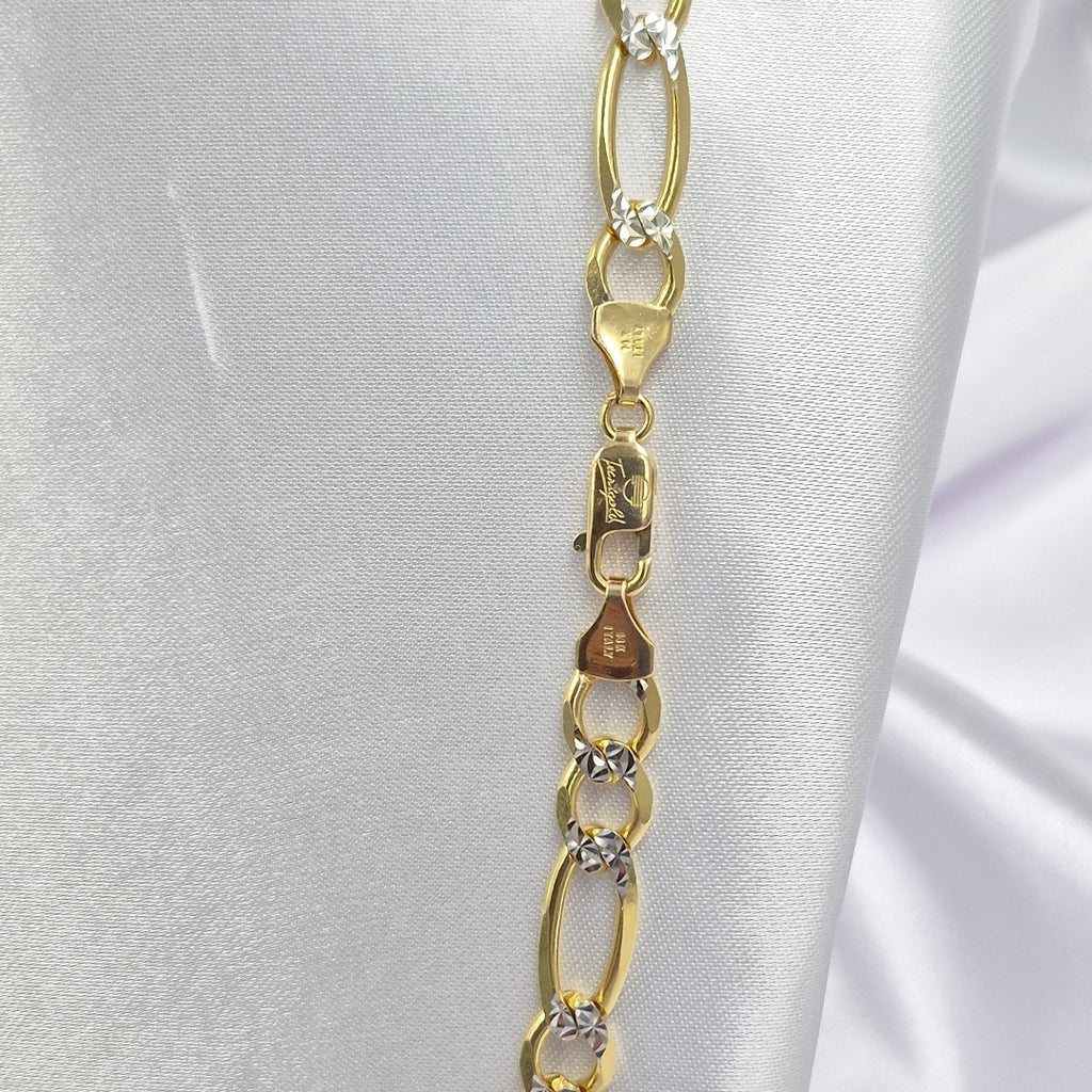 CADENAS CARTIER 3 1 DIAMANTADA ORO 14K 40.5 (NUEVO)