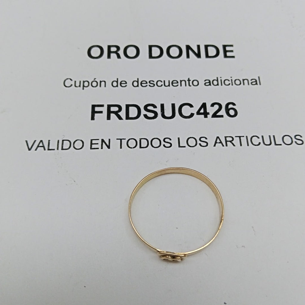 ANILLO ORO 10 K 1.4 GRMS (SEMINUEVO)
