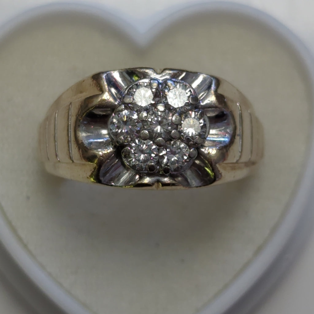ANILLO ORO 10 K 10,70 GRMS (SEMINUEVO)