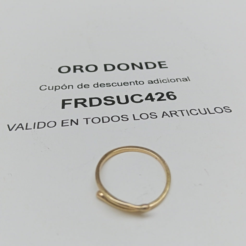ANILLITO ORO 10 K 1.2 GRMS (SEMINUEVO)