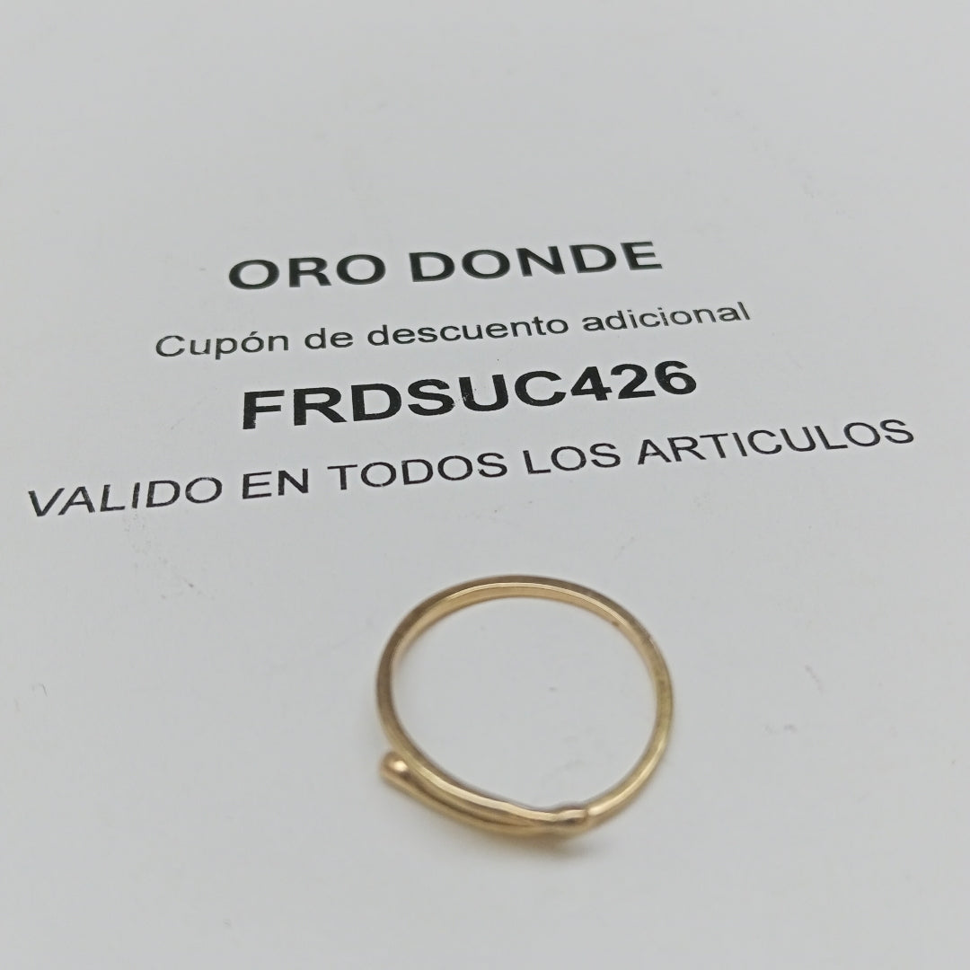 ANILLITO ORO 10 K 1.2 GRMS (SEMINUEVO)