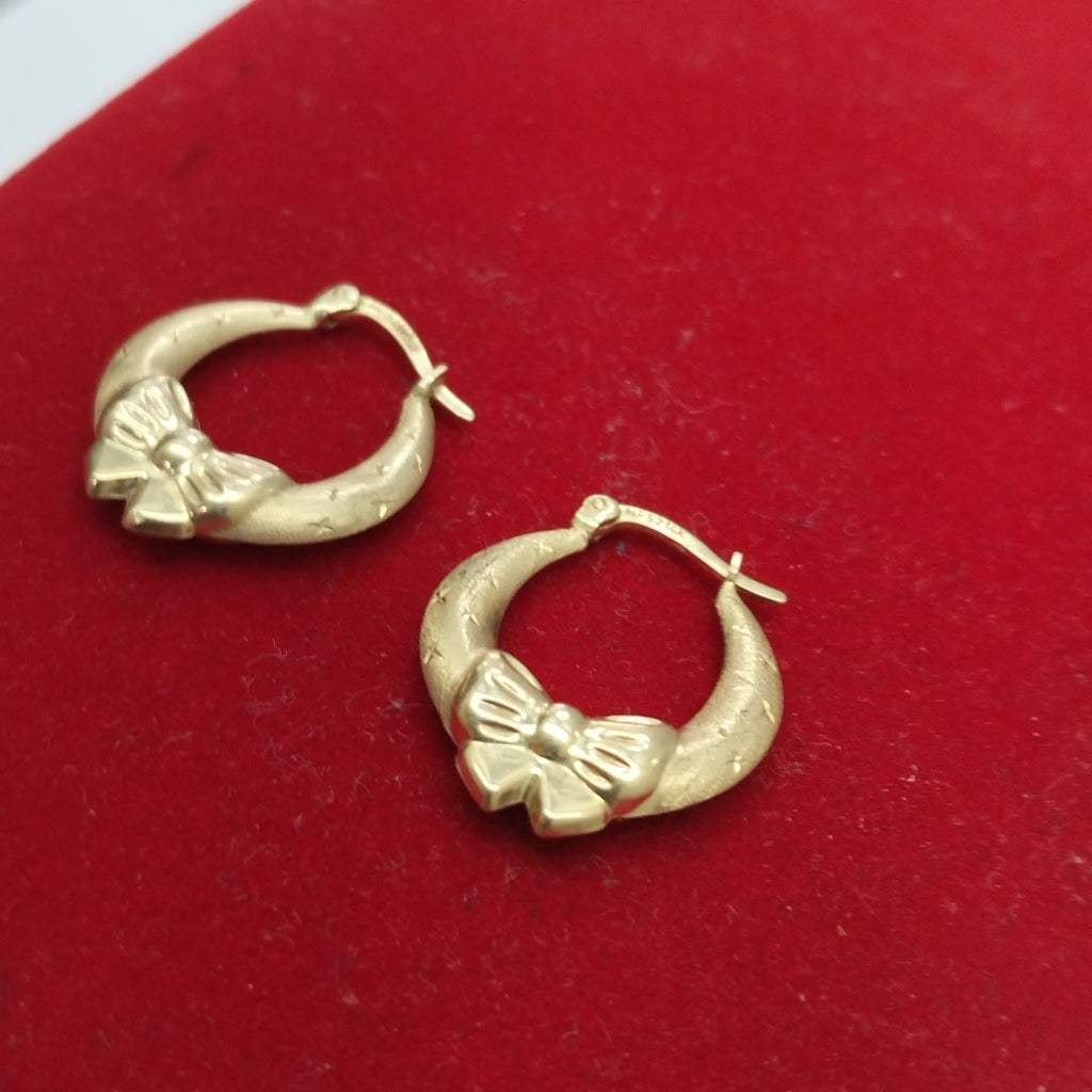 ARRACADAS PAR ORO 14 K 2 GRMS (SEMINUEVO)