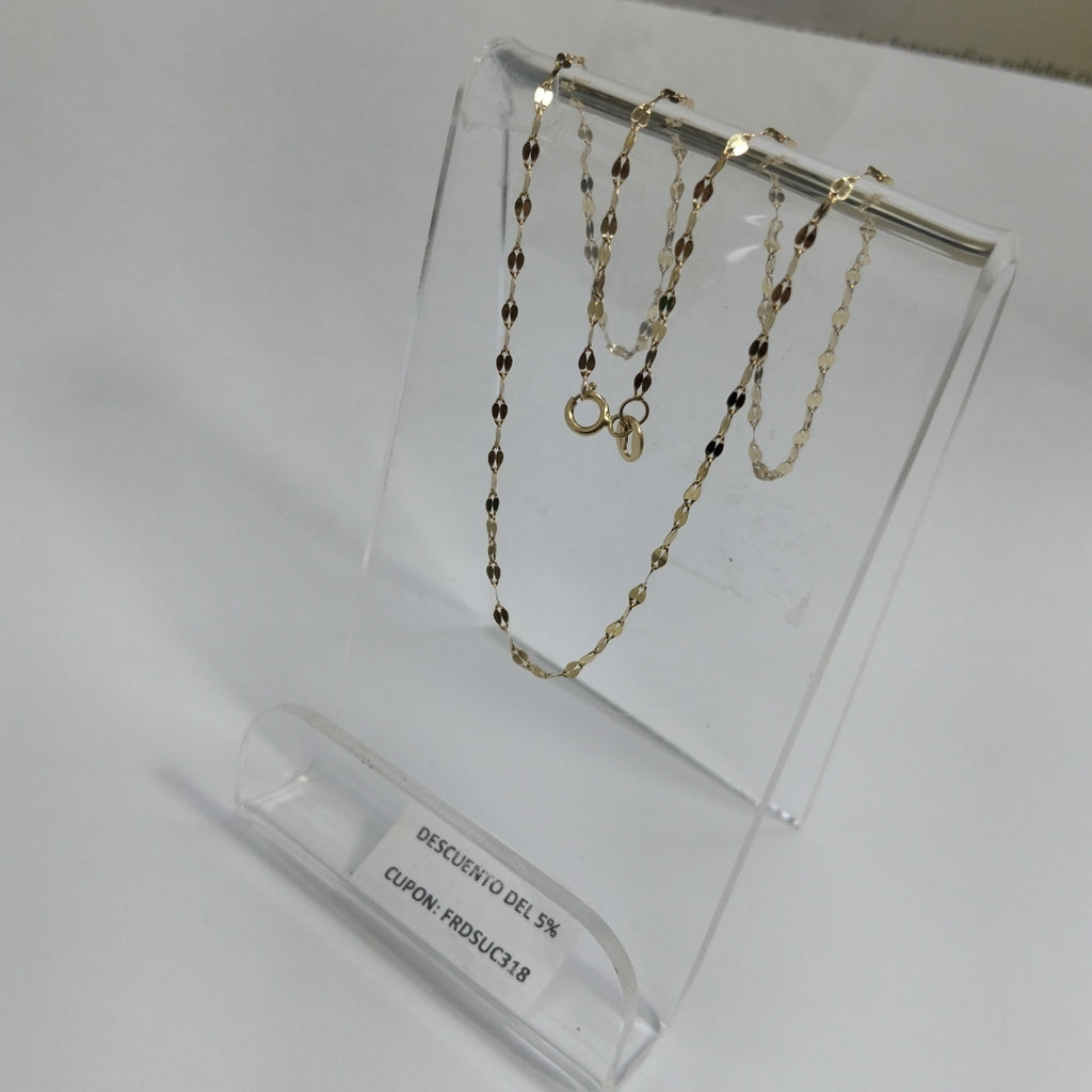 CADENA ORO 10 K 0.9 GRMS (SEMINUEVO)