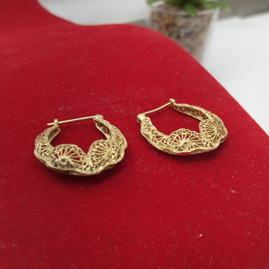 ARRACADAS PAR ORO 10 K 5 GRMS (SEMINUEVO)
