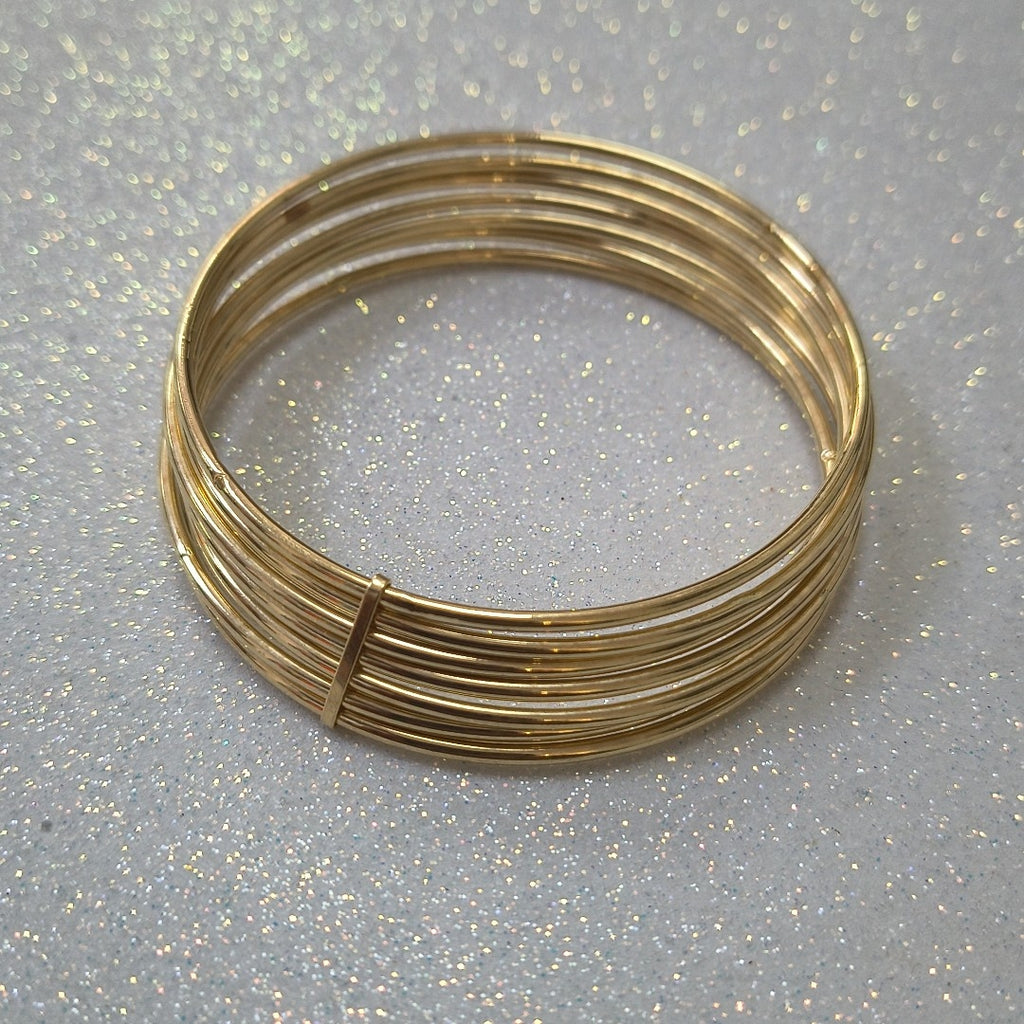 SEMANARIO DE PULSERAS ORO 14 K 10,50 GRMS (SEMINUEVO)