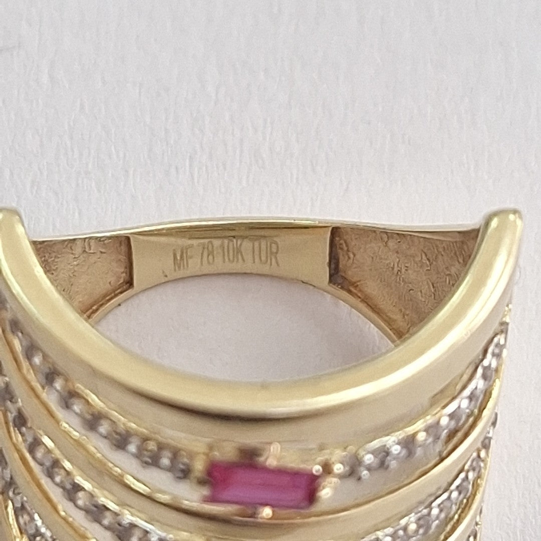 ANILLO ORO 10 K 3,80 GRMS (SEMINUEVO)