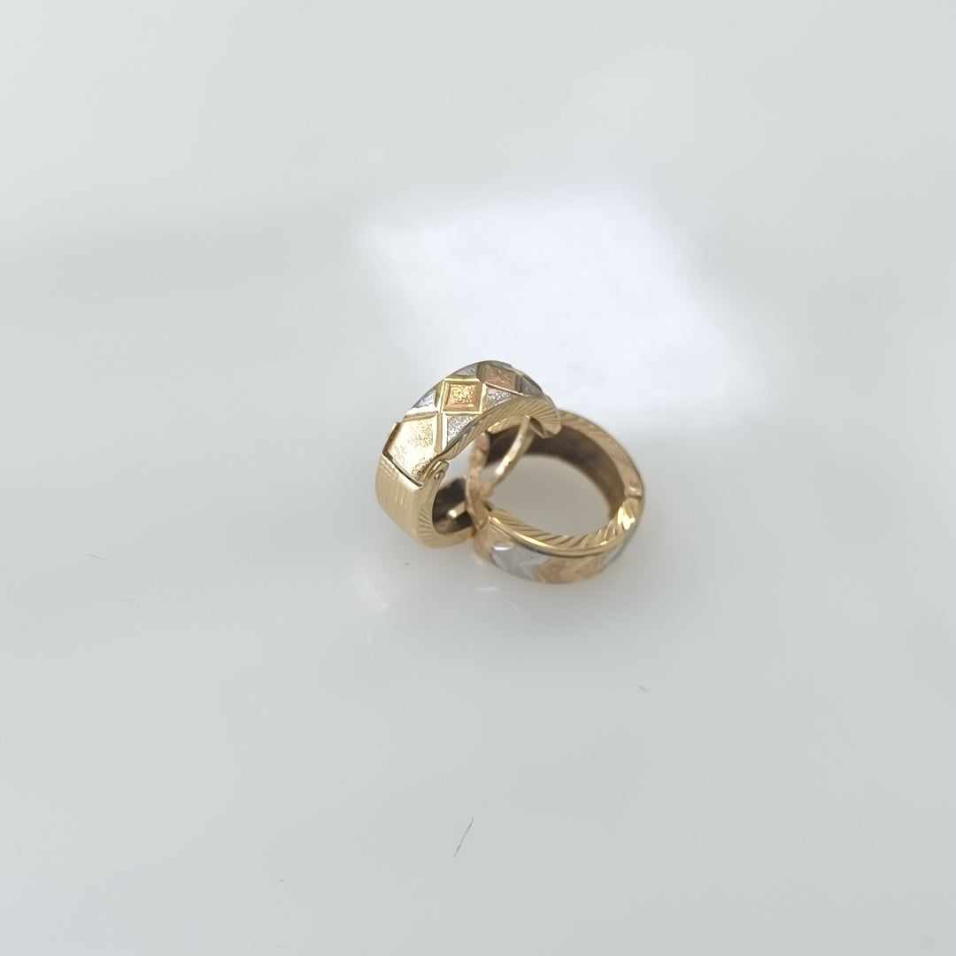 ARRACADAS PAR ORO 14 K 2.1 GRMS (SEMINUEVO)