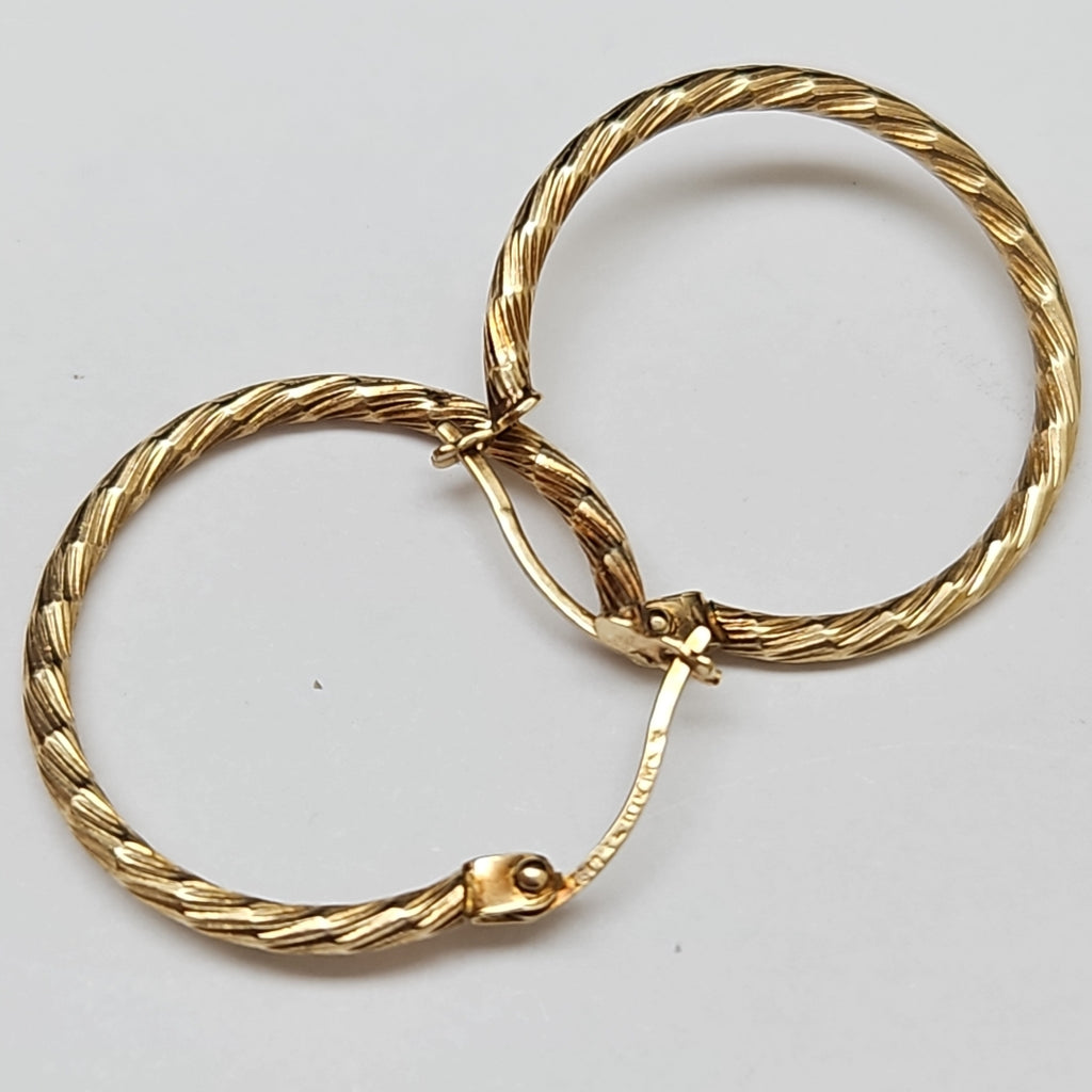 ARRACADAS PAR ORO 10 K 1.5 GRMS (SEMINUEVO)