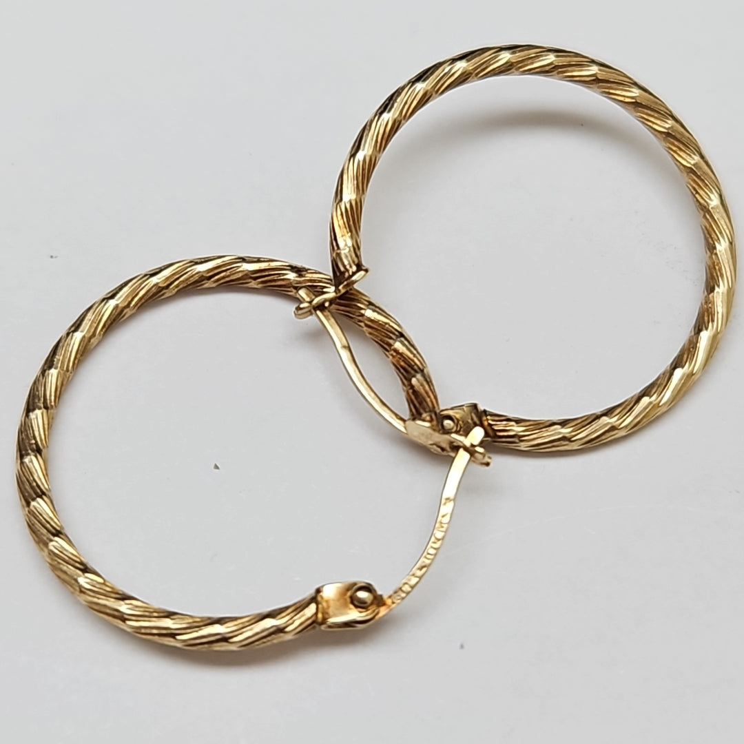 ARRACADAS PAR ORO 10 K 1.5 GRMS (SEMINUEVO)