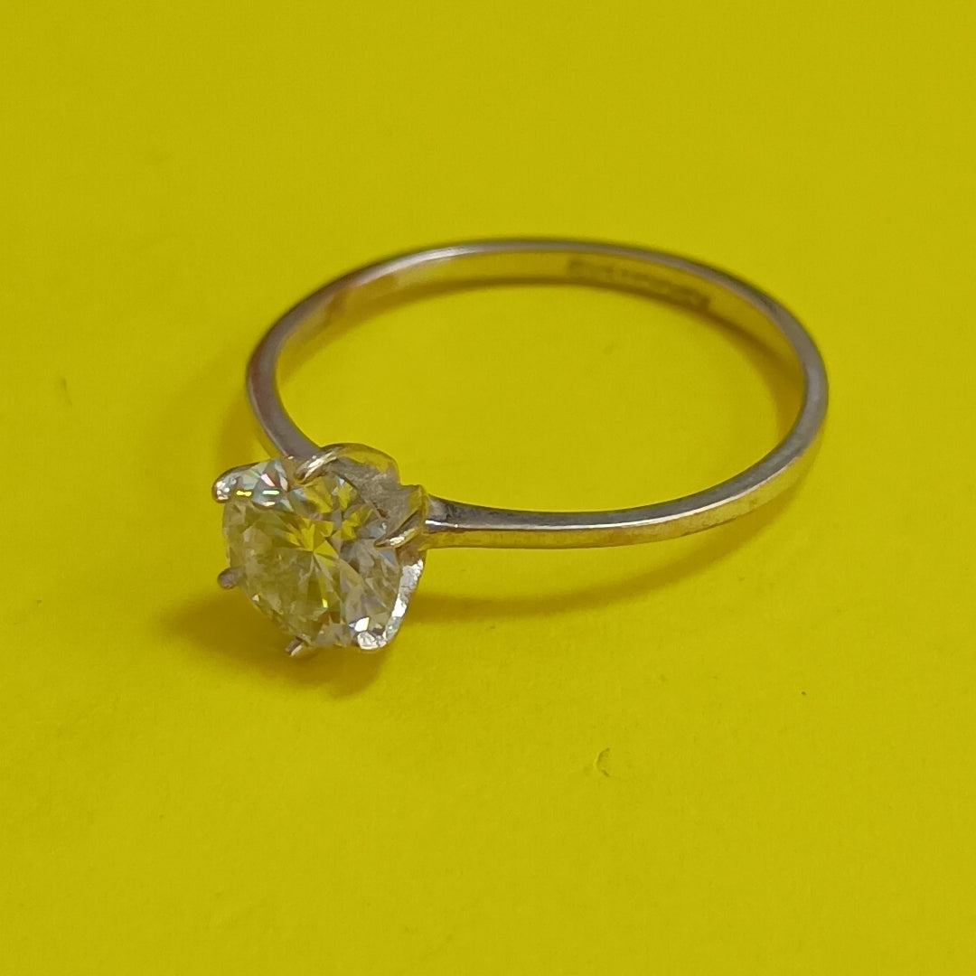 ANILLITO ORO BLANCO 10 K 1,30 GRMS (SEMINUEVO)