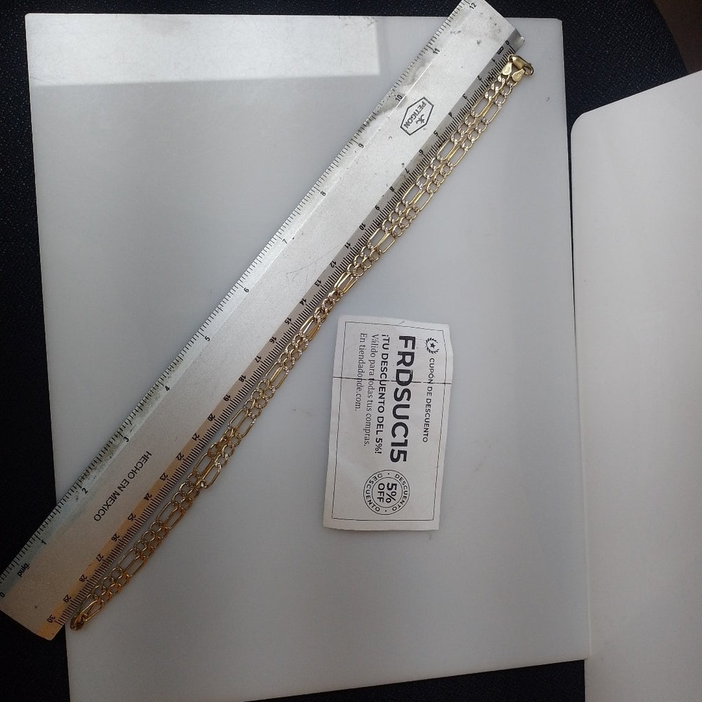 CADENA ORO, RODIADO 14 K 10.2 GRMS (SEMINUEVO)