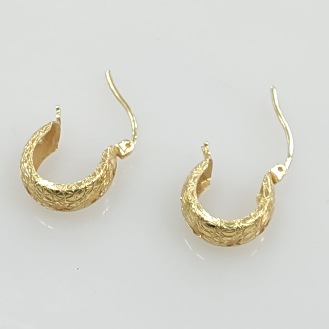 ARRACADAS PAR ORO 14 K 1.9 GRMS (SEMINUEVO)