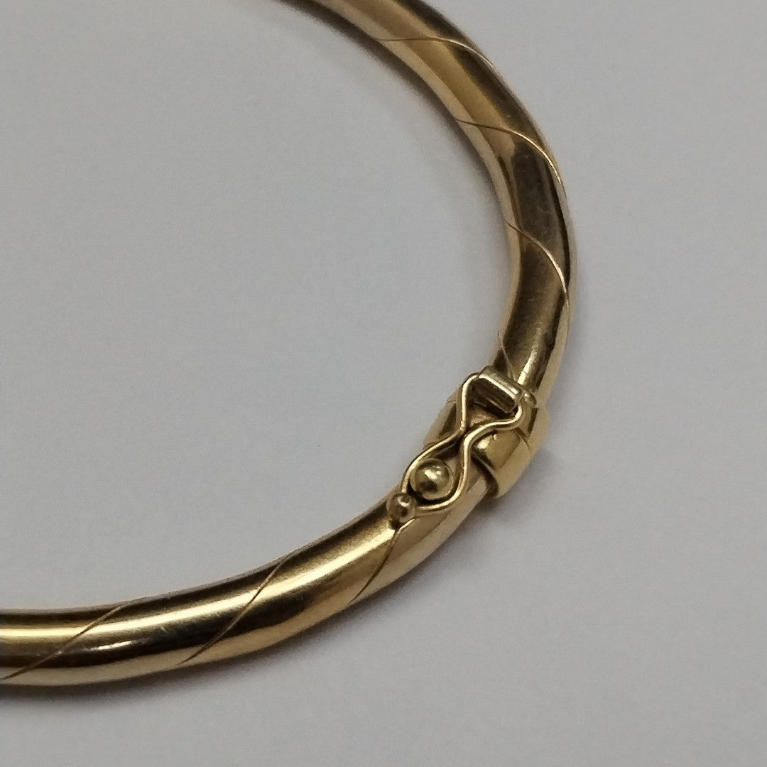 PULSERA RIGIDA ORO 18 K 10.2 GRMS (SEMINUEVO)