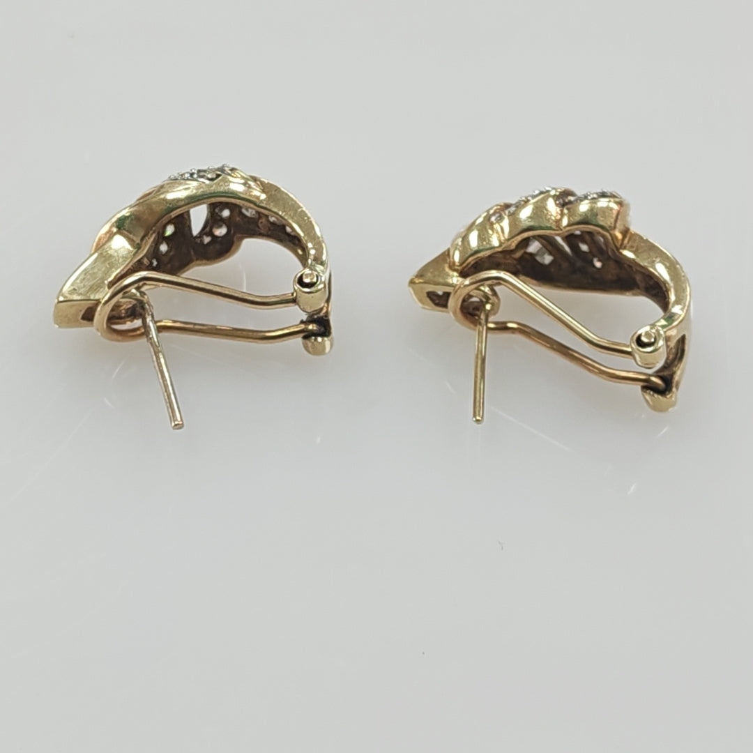 ARETES PAR ORO 10 K 6,30 GRMS (SEMINUEVO)