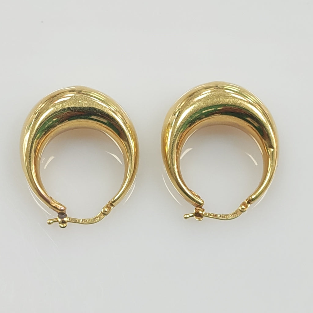 ARRACADAS PAR ORO 14 K 5,10 GRMS (SEMINUEVO)