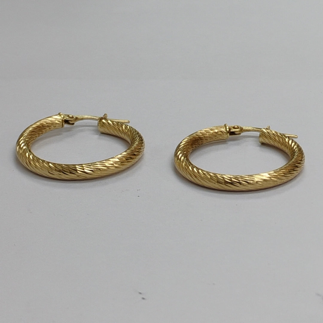 ARRACADAS PAR ORO 14 K 2 GRMS (SEMINUEVO)