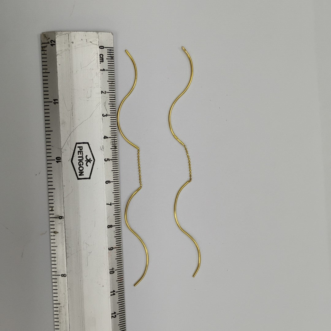 VIOLADORES PAR ORO 14 K 2,10 GRMS (SEMINUEVO)