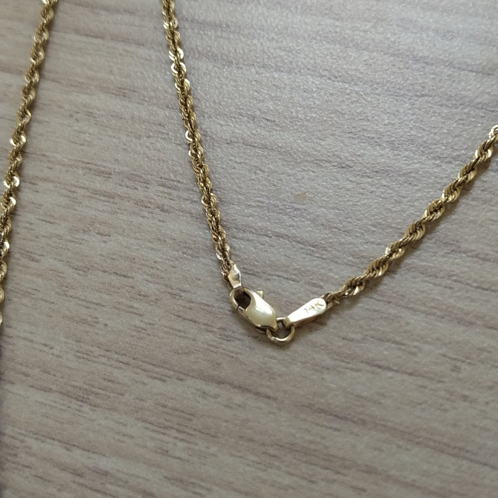 CADENA ORO 14 K 2,10 GRMS (SEMINUEVO)