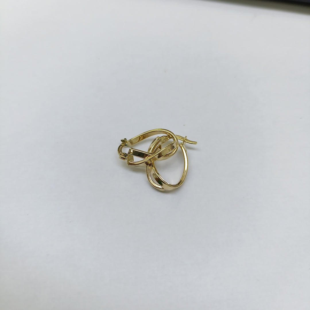 ARRACADAS ORO 14K 1.5 (NUEVO)