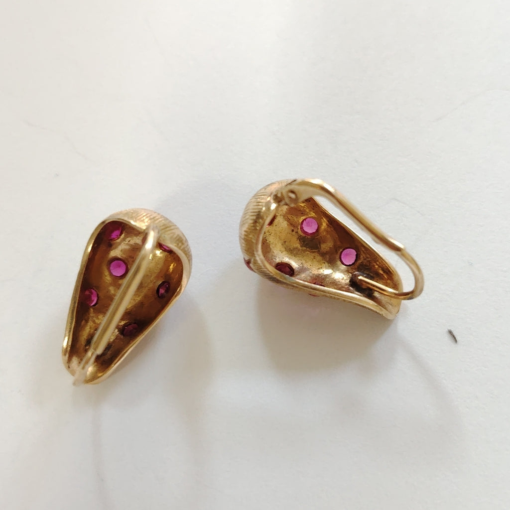 ARETES PAR ORO 14 K 5.8 GRMS (SEMINUEVO)