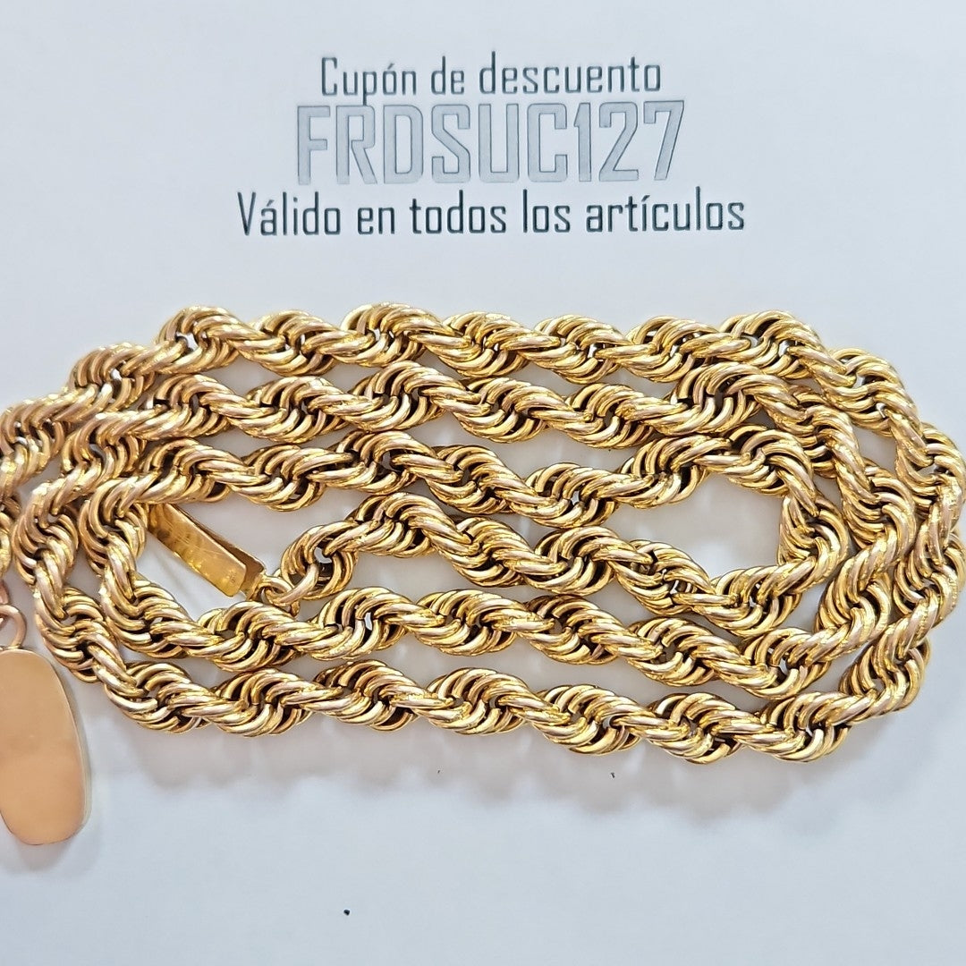 CADENA ORO 10 K 122.5 GRMS (SEMINUEVO)
