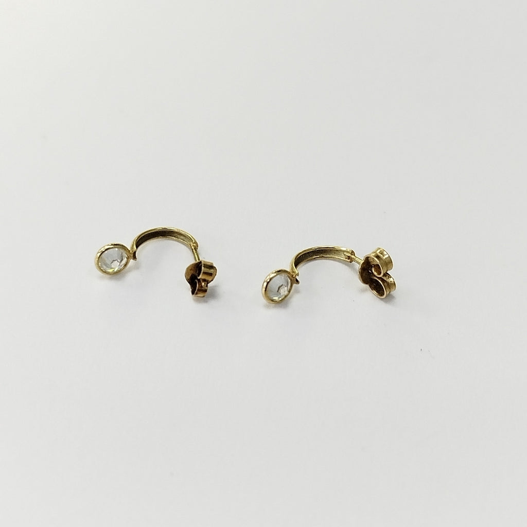 ARETES PAR ORO 14 K 0.8 GRMS (SEMINUEVO)