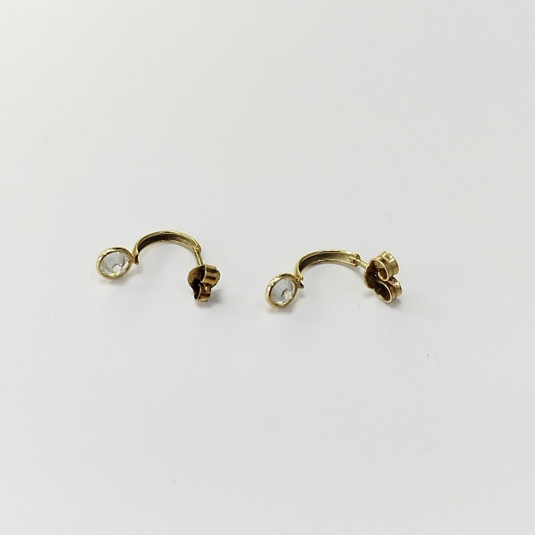 ARETES PAR ORO 14 K 0.8 GRMS (SEMINUEVO)