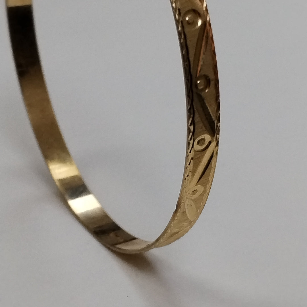 PULSERA RIGIDA ORO 14 K 9,10 GRMS (SEMINUEVO)