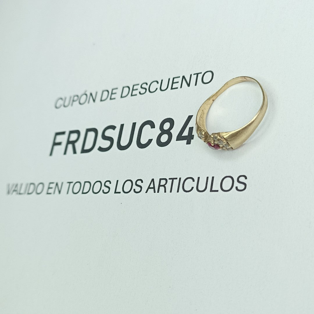 ANILLO ORO 10 K 1,70 GRMS (SEMINUEVO)