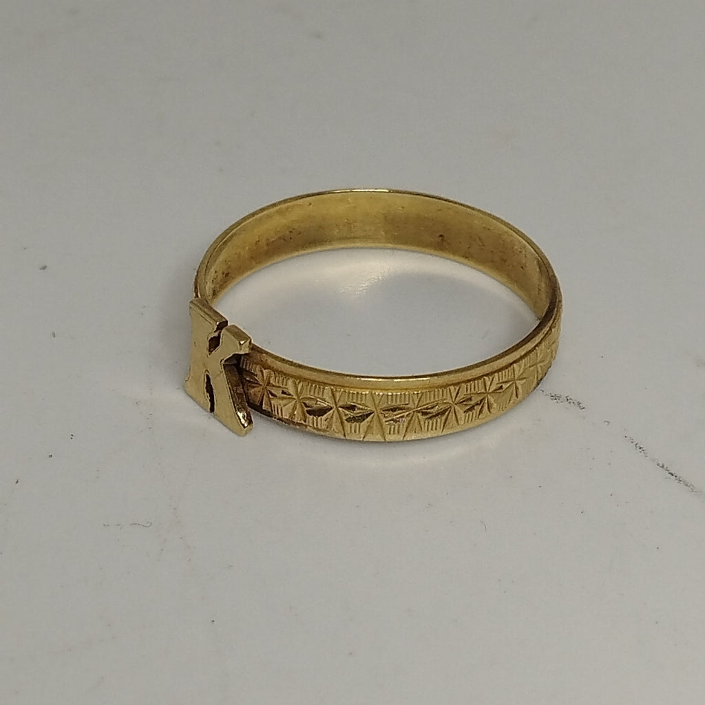 ANILLO ORO 10 K 1,60 GRMS (SEMINUEVO)