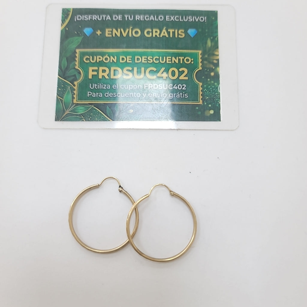 ARRACADAS PAR ORO 10 K 2.5 GRMS (SEMINUEVO)