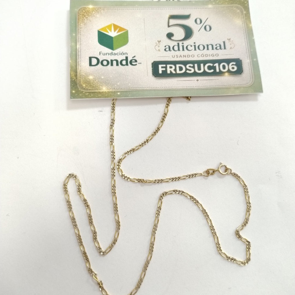 CADENA ORO 10 K 3,40 GRMS (SEMINUEVO)