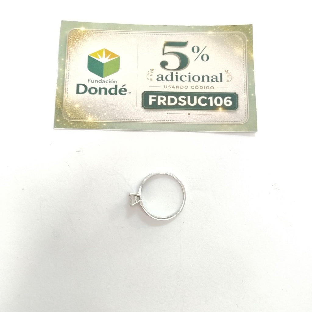 ANILLITO ORO BLANCO 14 K 1.5 GRMS (SEMINUEVO)