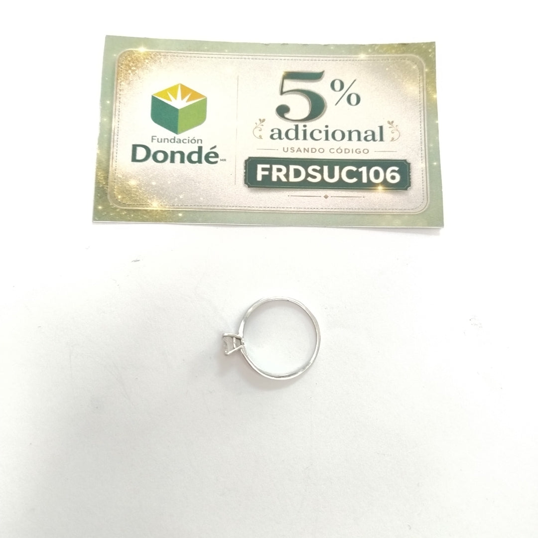 ANILLITO ORO BLANCO 14 K 1.5 GRMS (SEMINUEVO)