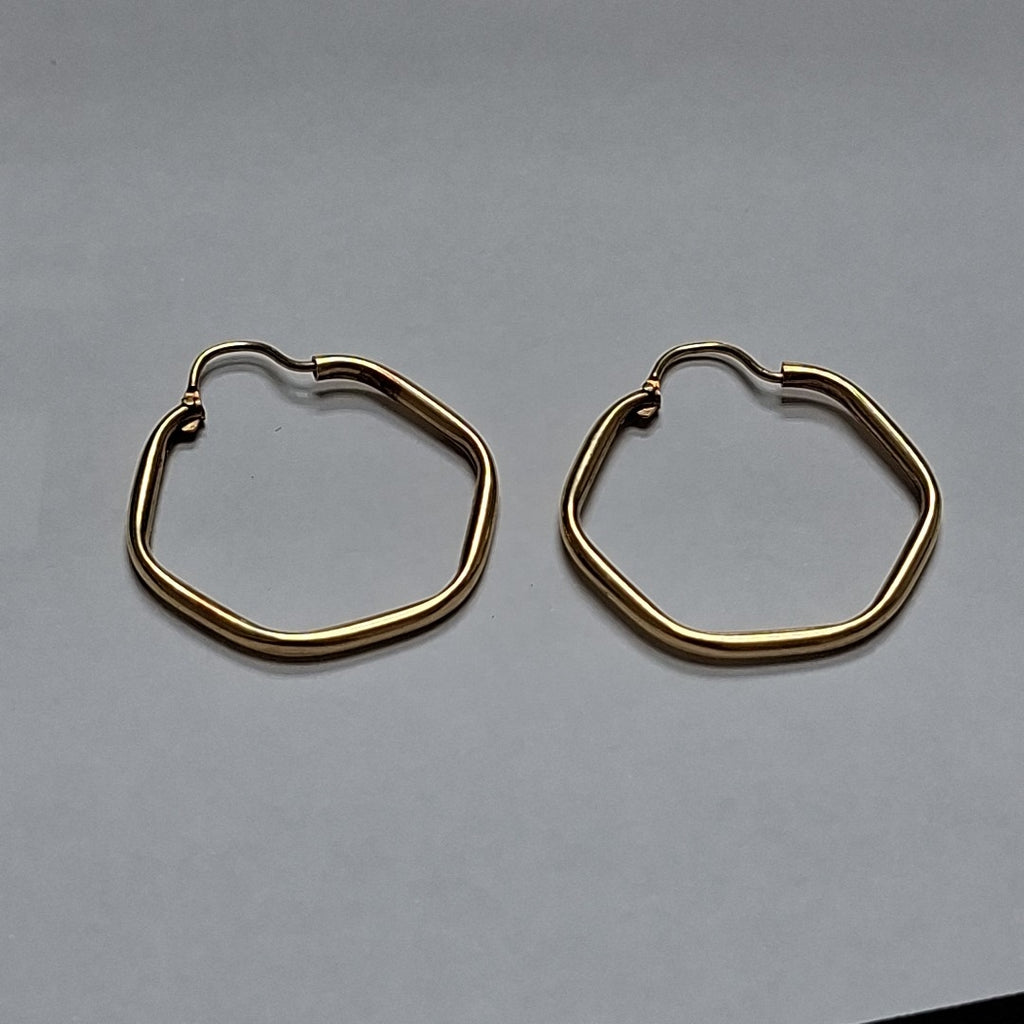 ARRACADAS PAR ORO 14 K 2.6 GRMS (SEMINUEVO)