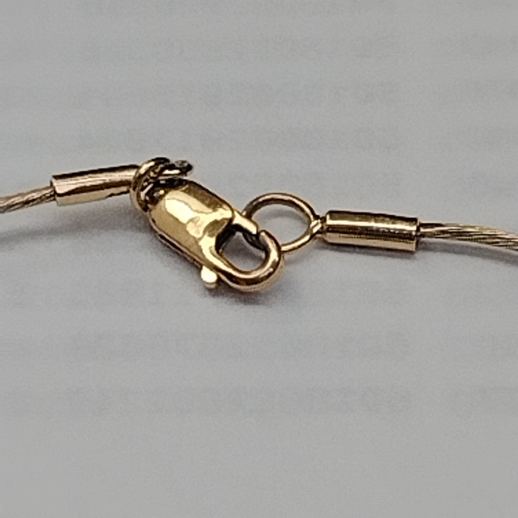 CADENA, DIJE ORO 14 K 3 GRMS (SEMINUEVO)