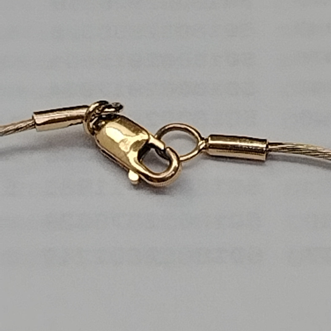 CADENA, DIJE ORO 14 K 3 GRMS (SEMINUEVO)
