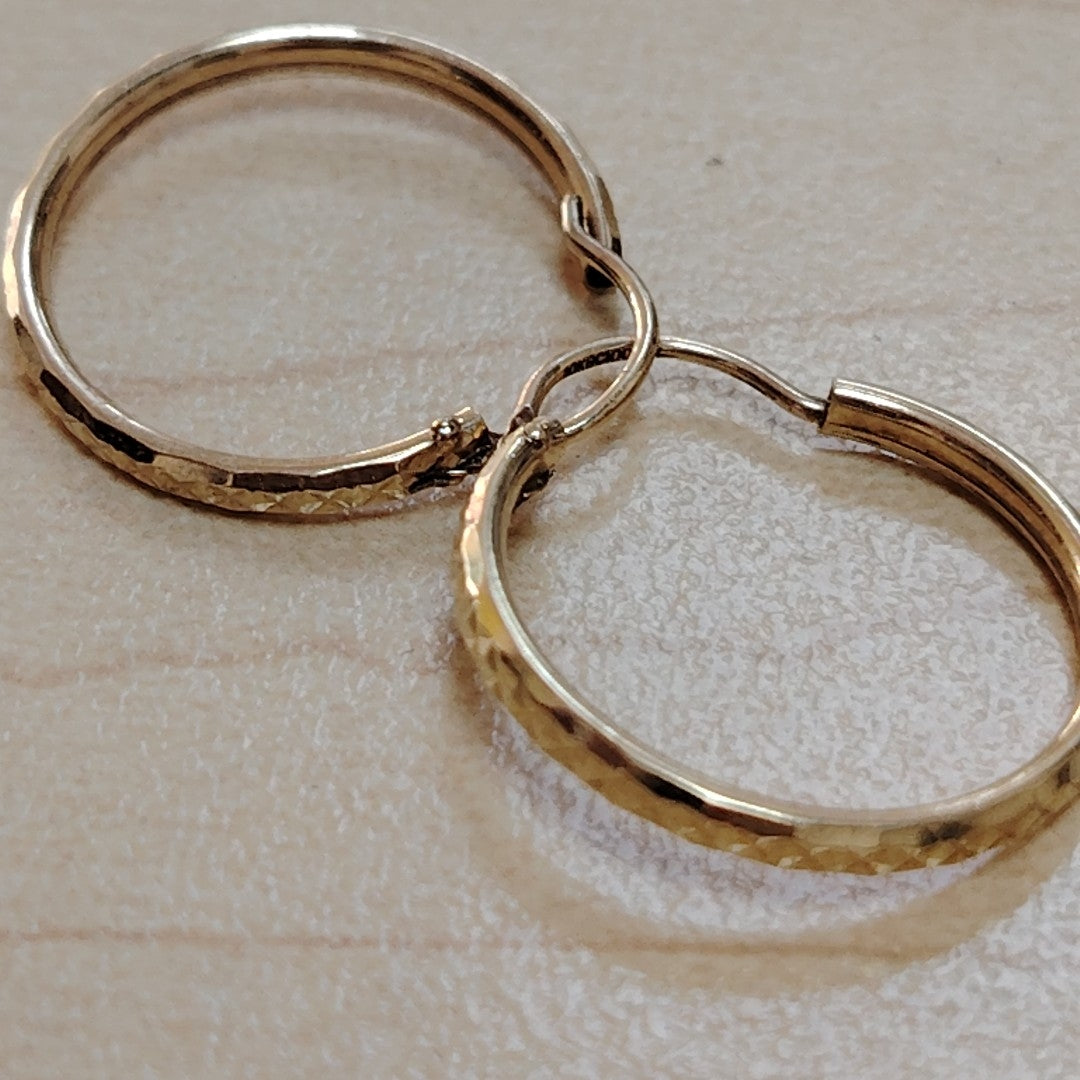 ARRACADAS PAR ORO 10 K 1.3 GRMS (SEMINUEVO)