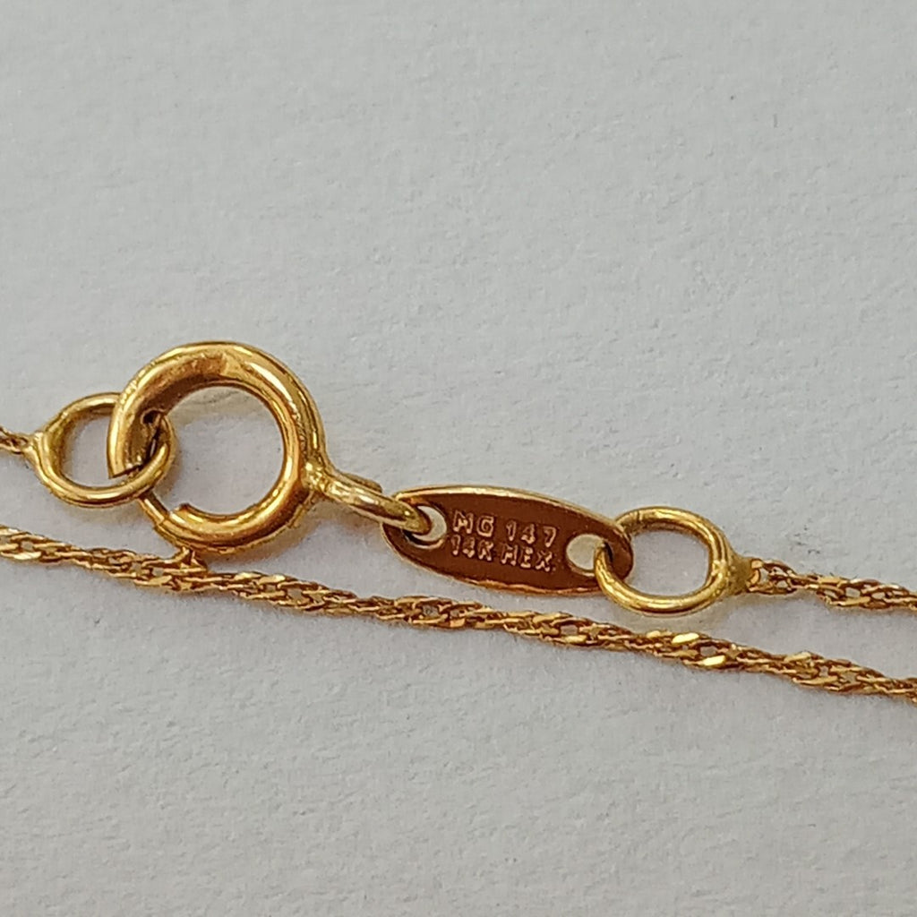 CADENA ORO 14 K 0.6 GRMS (SEMINUEVO)