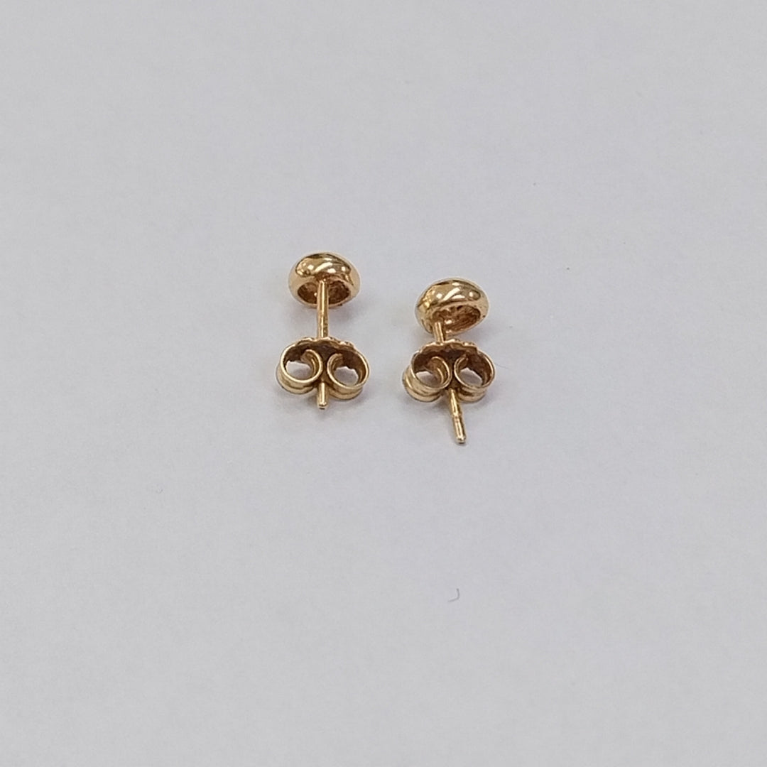 BROQUELES PAR ORO 14 K 1,40 GRMS (SEMINUEVO)